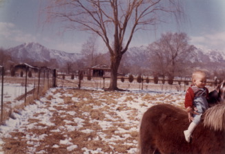 Eric on Horse c 1969