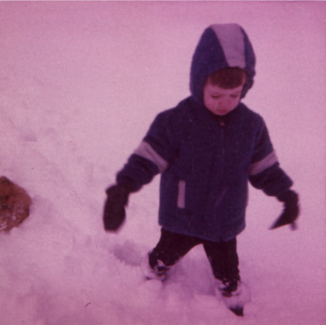 Eric in Snow c 1971