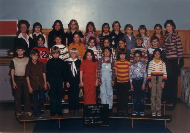 Eric's 4th Grade Class c 1977