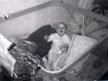 Baby Eric in Playpen c 1968