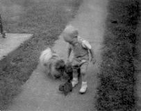 Eric & Puppies c 1969